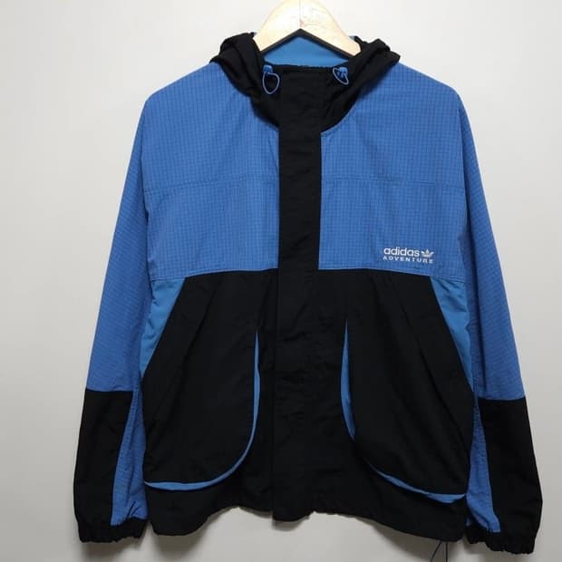 95 adidas 아디다스 윈드브레이커 바람막이 자켓 블루