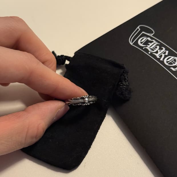 크롬하츠 베이비 플로랄 링 (us 5)