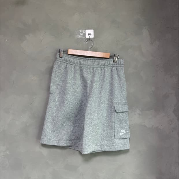 나이키 NSW 클럽 카고 스웻 팬츠 반바지 그레이
