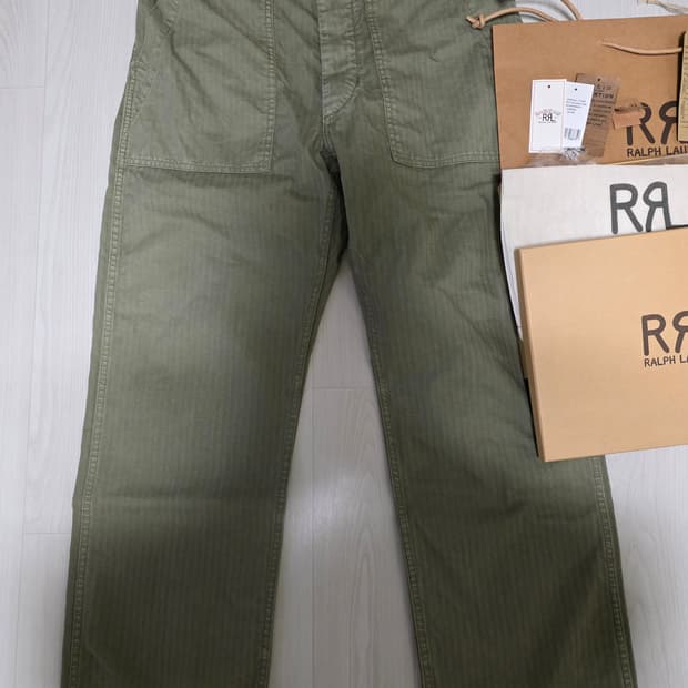 RRL 더블알엘 헤링본 퍼티그 팬츠 32*30