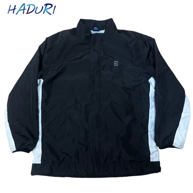 나이키 00s 테니스로고 블랙바람막이 105