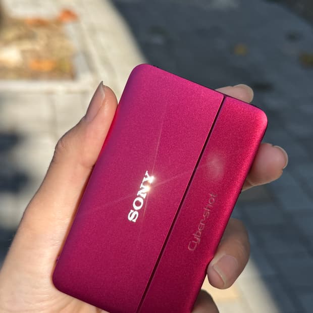 희귀!!) 소니 dsc-tx55 사이버샷 핑크디카 