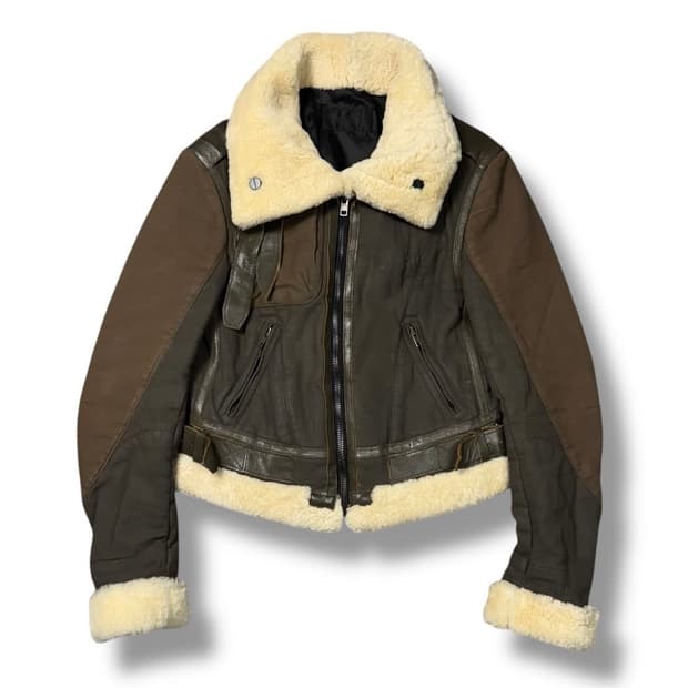 시스템 무스탕 자켓