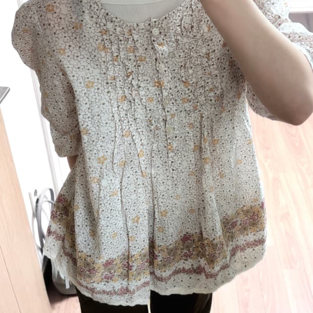 Floral Cotton Blouse