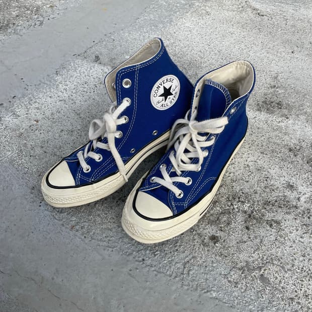 빈티지 컨버스 올스타 척 하이 블루