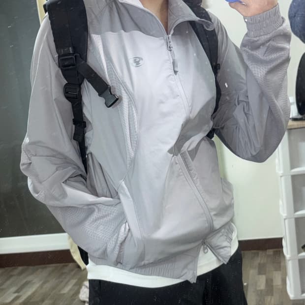 산산기어 트랙자켓 그레이