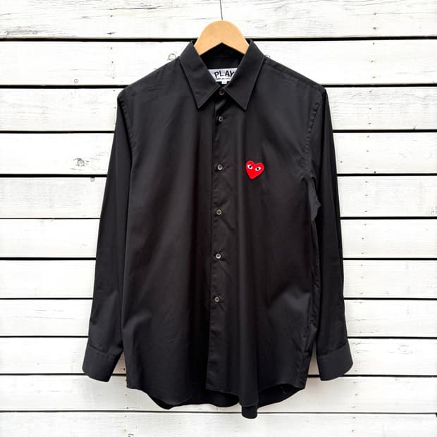Comme des Garcons 꼼데가르송 검정 셔츠