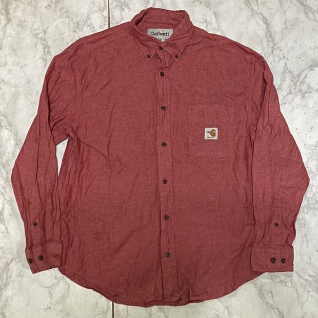 칼하트 빈티지 셔츠 실사이즈 100