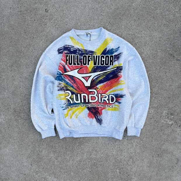 90s 미즈노 런버드 스웻셔츠