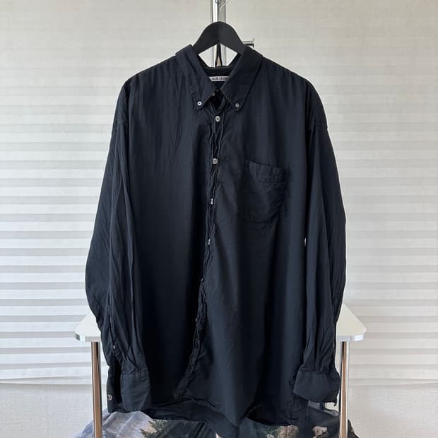 Our Legacy Black Linen 셔츠