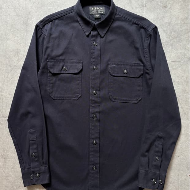 Filson 필슨 블랙 컬러 투포켓 워크 셔츠