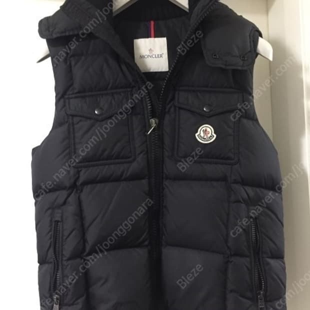 몽클레어 / 후드 패딩 배스트 / 1 (95~100)