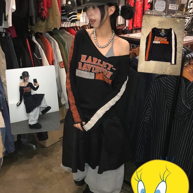 Harley-Davidson Shirring L/S