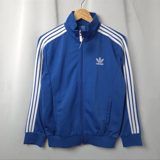 여S 아디다스 블루 트랙탑 져지 자켓 집업