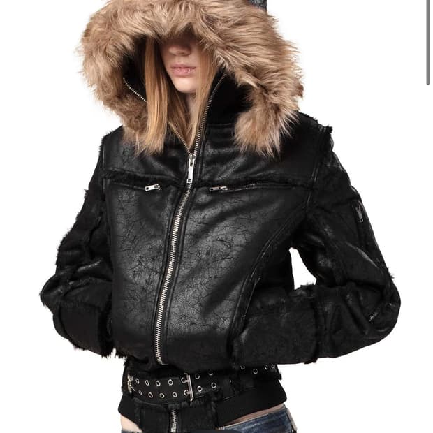 racer worldwide sheepskin jarket m사이즈구해요