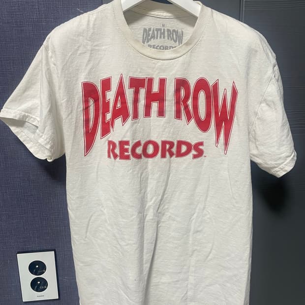 데스 로우 레코드 티셔츠