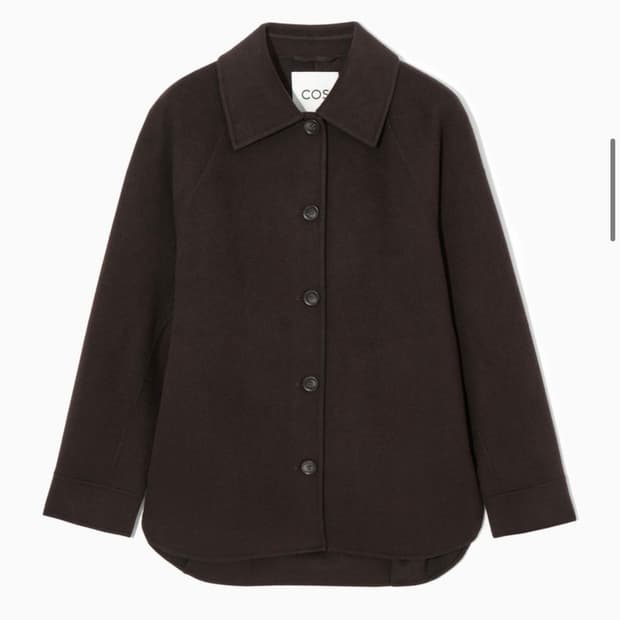 (새상품) cos 코스 더블페이스 울 재킷 코트 s