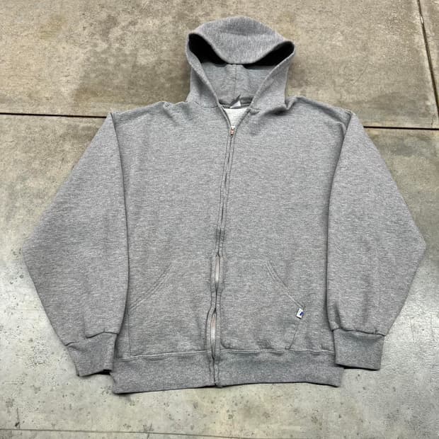 10s 러셀 애슬레틱 후드집업 그레이