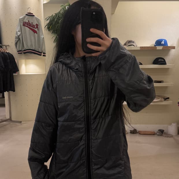 몽벨 일판 오리지날 구스 다운 경량 후드 패딩 U21