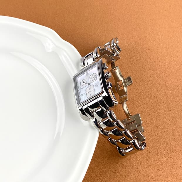 CELINE Chronograph Shell Dial Watch