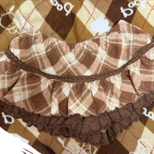 리즈리사 대대장 아가일 체크 털큐롯 라떼갸루 히메카지 핀터깔 일브
