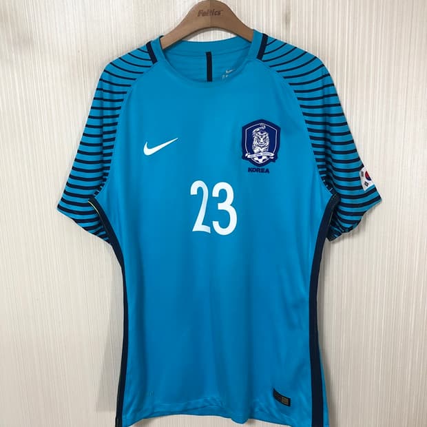 나이키국대 국대KOREA 16-18 국대 지급실착 GK유니폼 XL #23