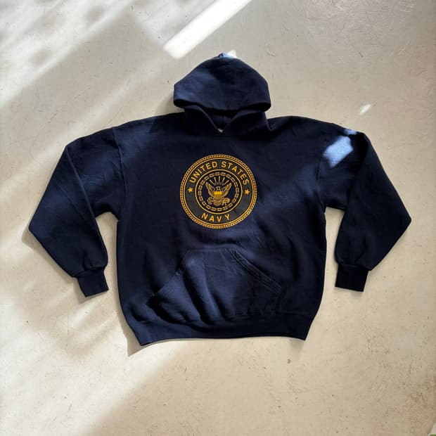 US NAVY USA OG 빈티지 후드티 XL