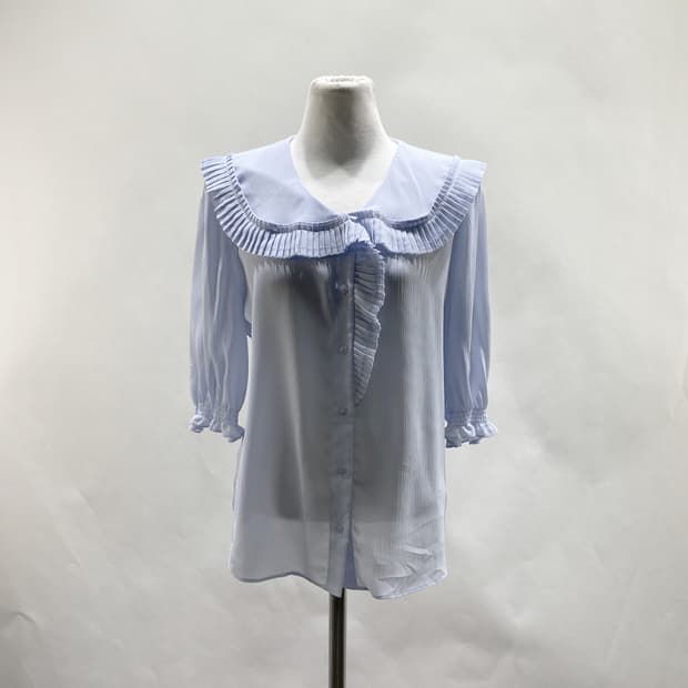 케이엘바이린 여성블라우스 소라색 55-77