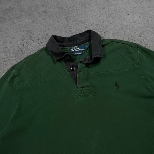 폴로 랄프로렌 긴팔 그린 럭비티
