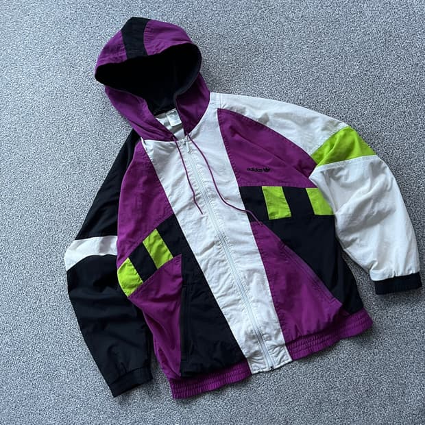 90s 아디다스 올드스쿨 바람막이
