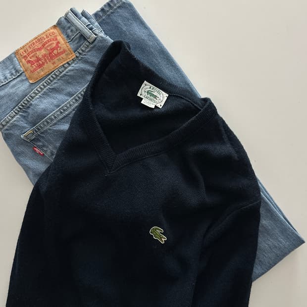 라코스테 아크릴 니트 M