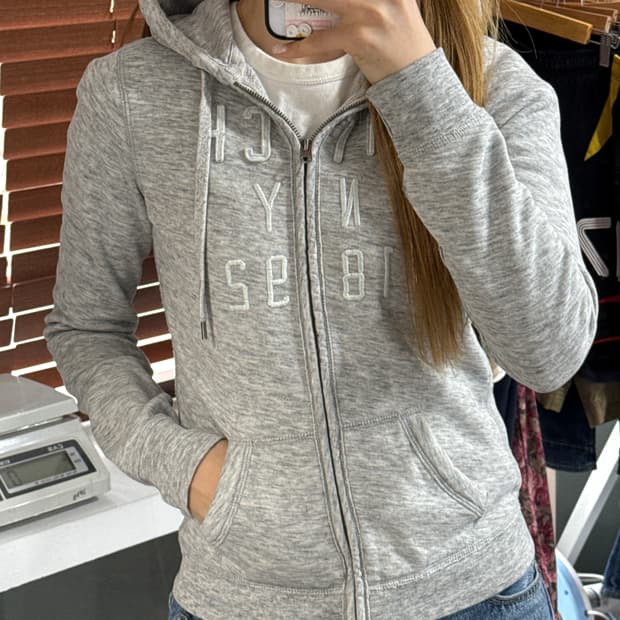 아베크롬비 딱붙 후드집업