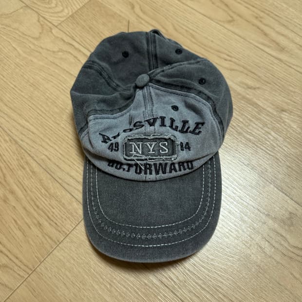 빈티지 차콜 그레이 볼캡