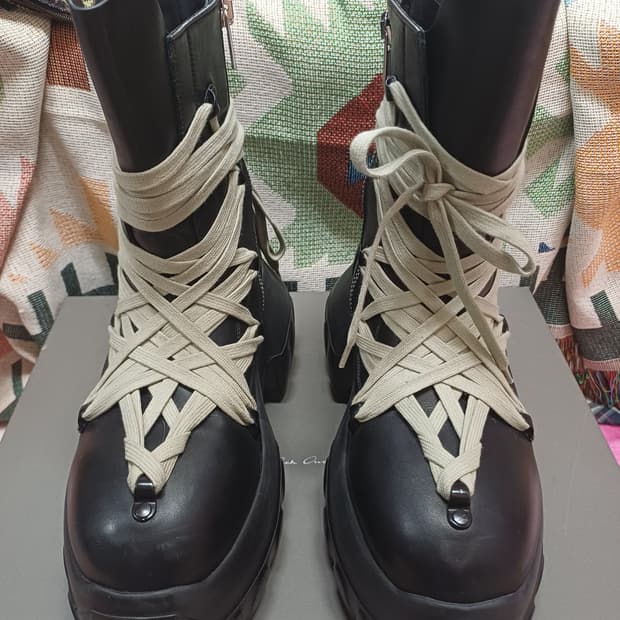 릭오웬스 메가트랙터 부츠 39