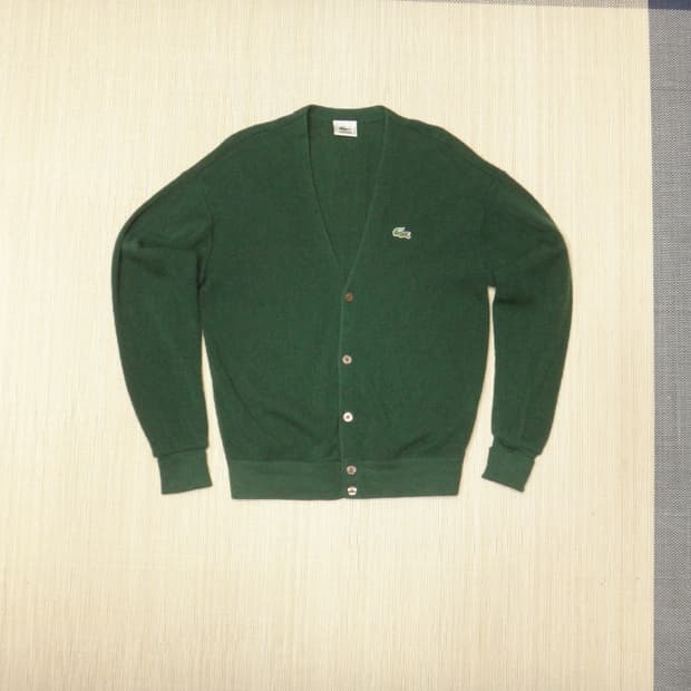 (L/100) 라코스테 LACOSTE 남성 브이넥 울 가디건
