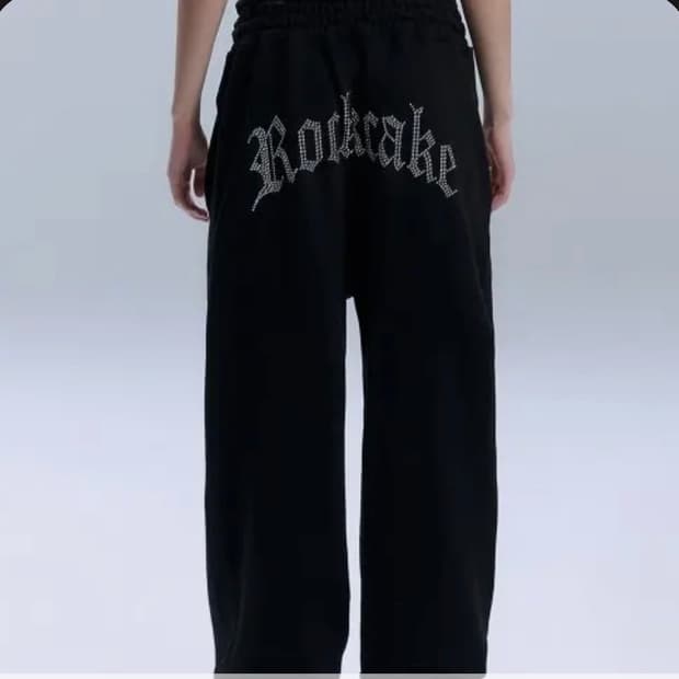 락케이크 Crystal Arch 2way Jogger - Black
