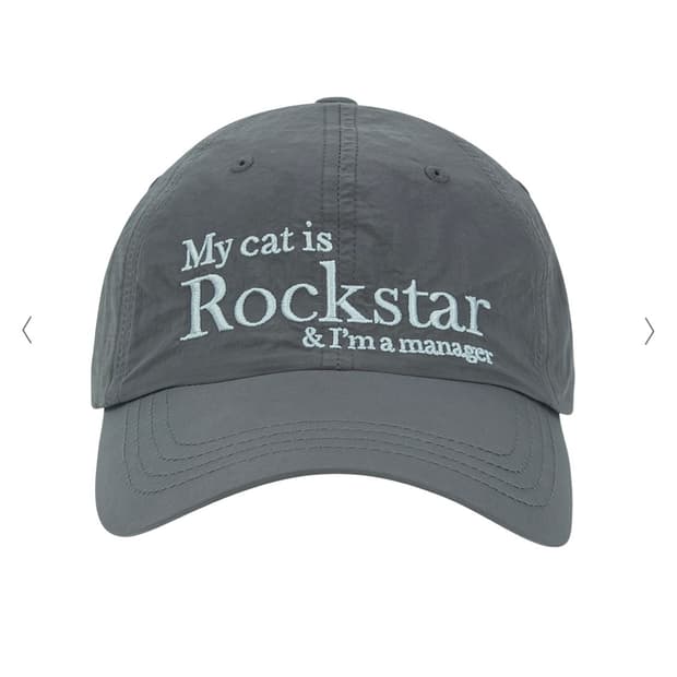 조거쉬 락스타 캣 나일론 캡 차콜