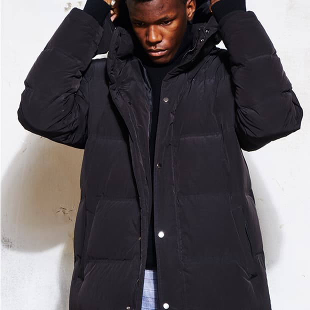 토니웩(TONYWACK)크루도 덕다운 롱패딩 코트