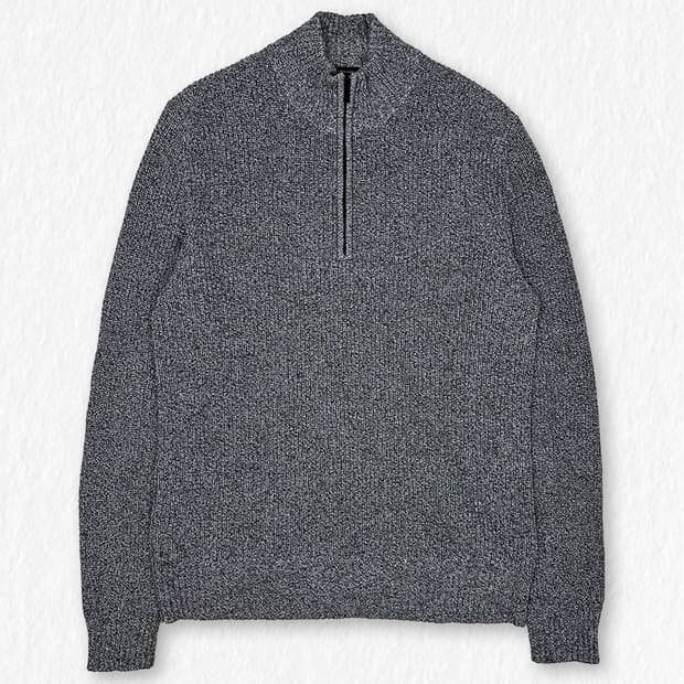 캘빈클라인 반집업 니트