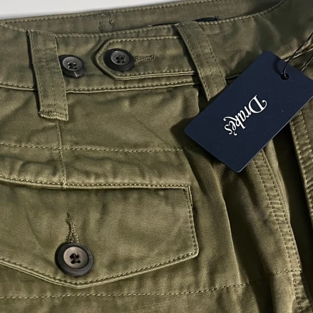 Drake’s 플랫 프론트 치노 31size 새상품