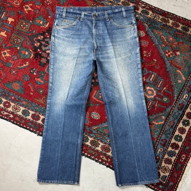  80's USA Made 빈티지 리바이스 517 오렌지탭 부츠컷