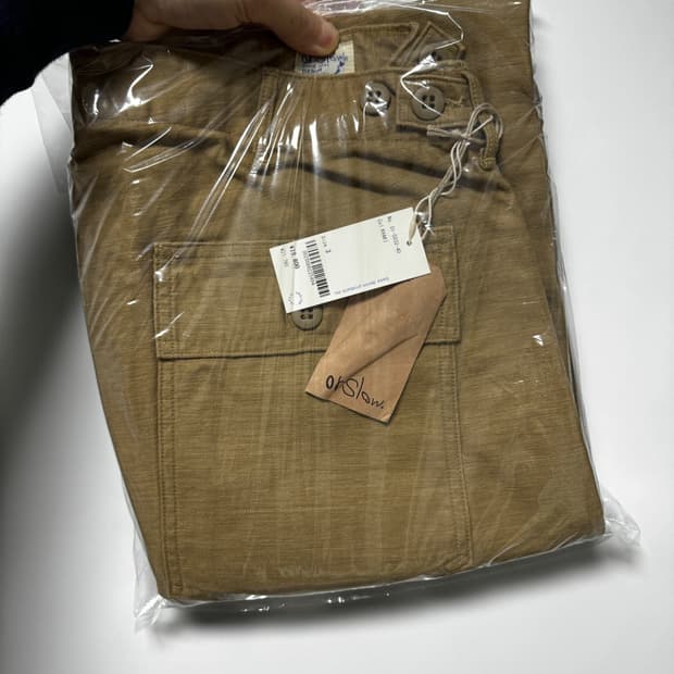 오어슬로우 퍼티그 레귤러 카키 3사이즈