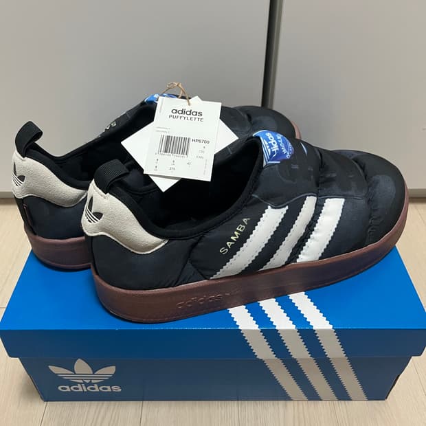 아디다스 퍼피렛 삼바 코어 US9 (275사이즈) 팝니다
