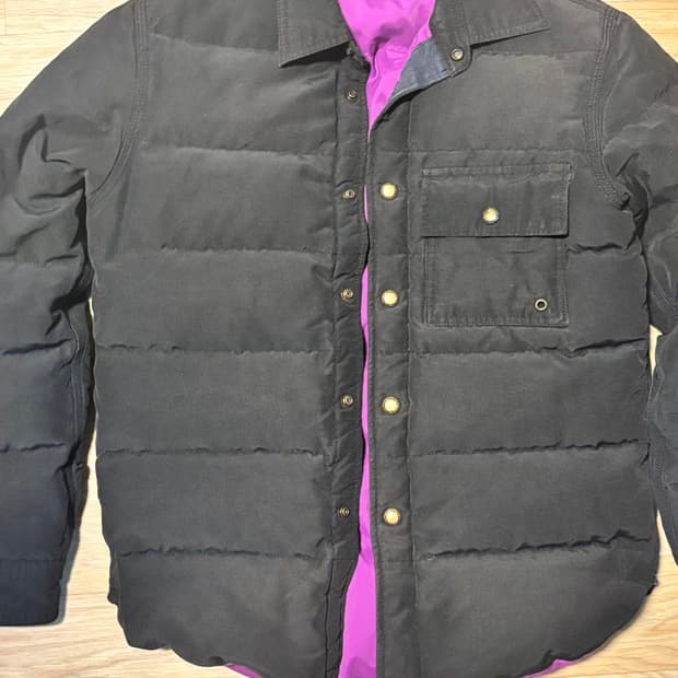 꼼데가르송 옴므 셔츠 패딩 xs