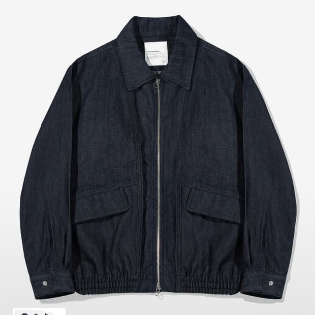 코드그라피 데님 블루종