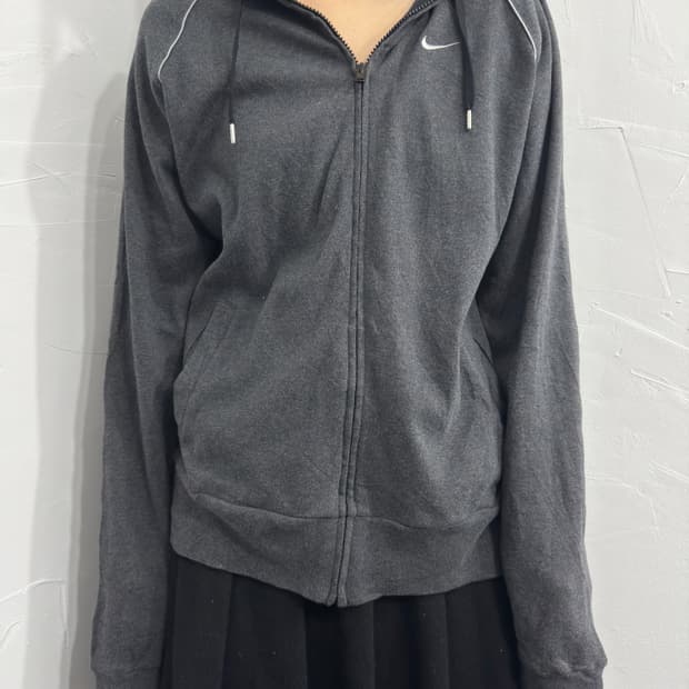 nike hood zipup