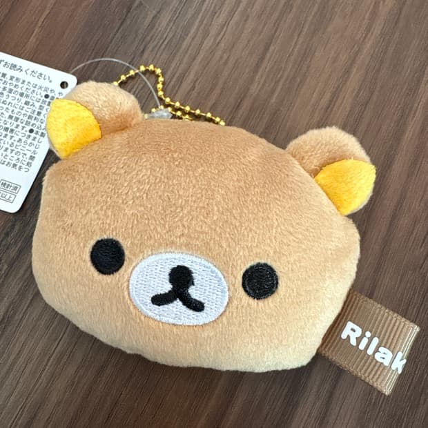 리락쿠마 미니 동전지갑 키링