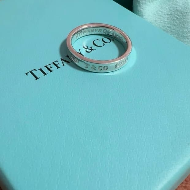 티파니 앤 코 1837 링 네로우 실버 5.5사이즈