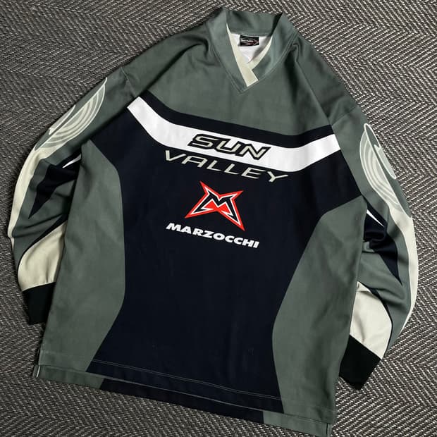 USA 올드스쿨 Sun valley 마르조키 레이 싱 져지 탑y 5003