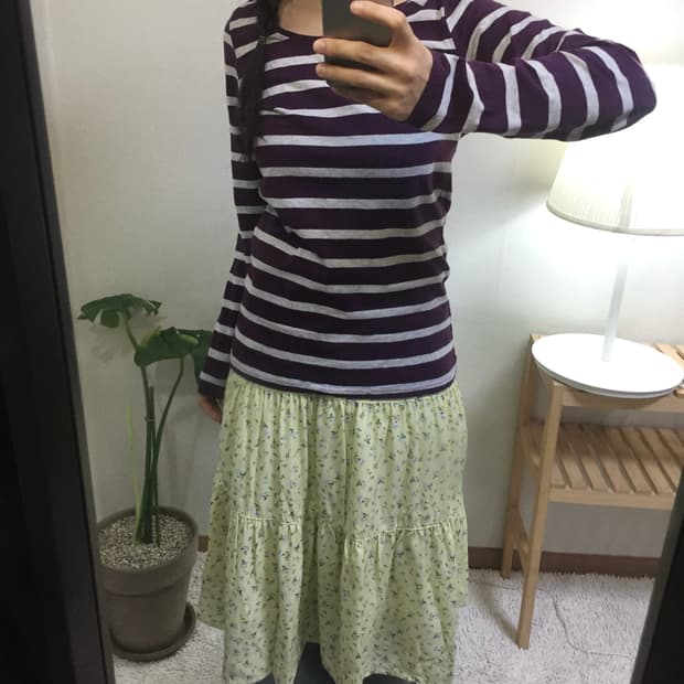 stripe long sleeve t-shirt